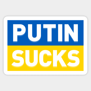 PUTIN SUCKS Sticker